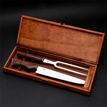 Conjunto Campeiro Faca E Garfo Inox 2mm